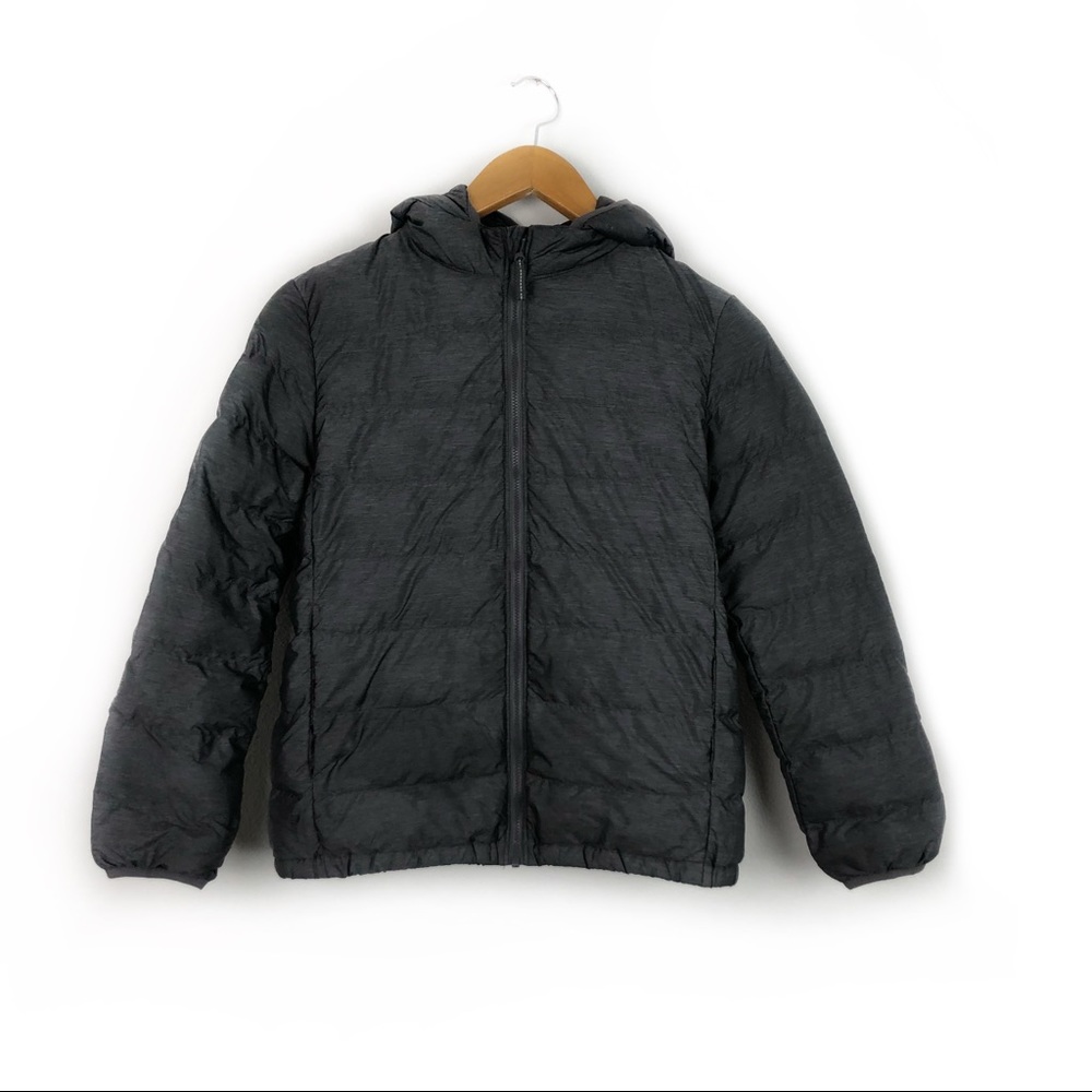 UNIQLO Kids Gray Puffer Jacket 11-12
